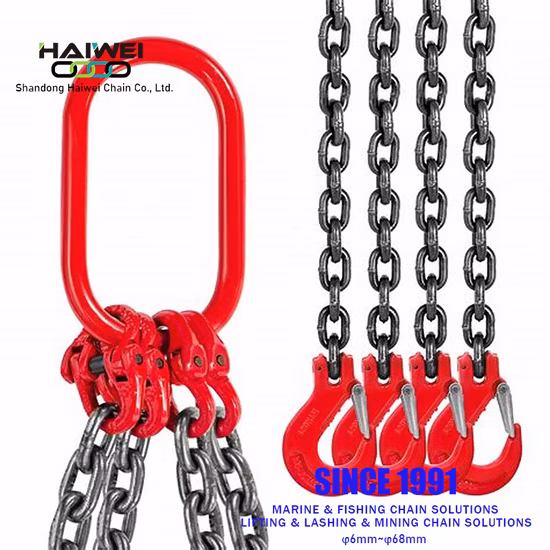 Lifting Chains with Hooks Alloy Steel Multi