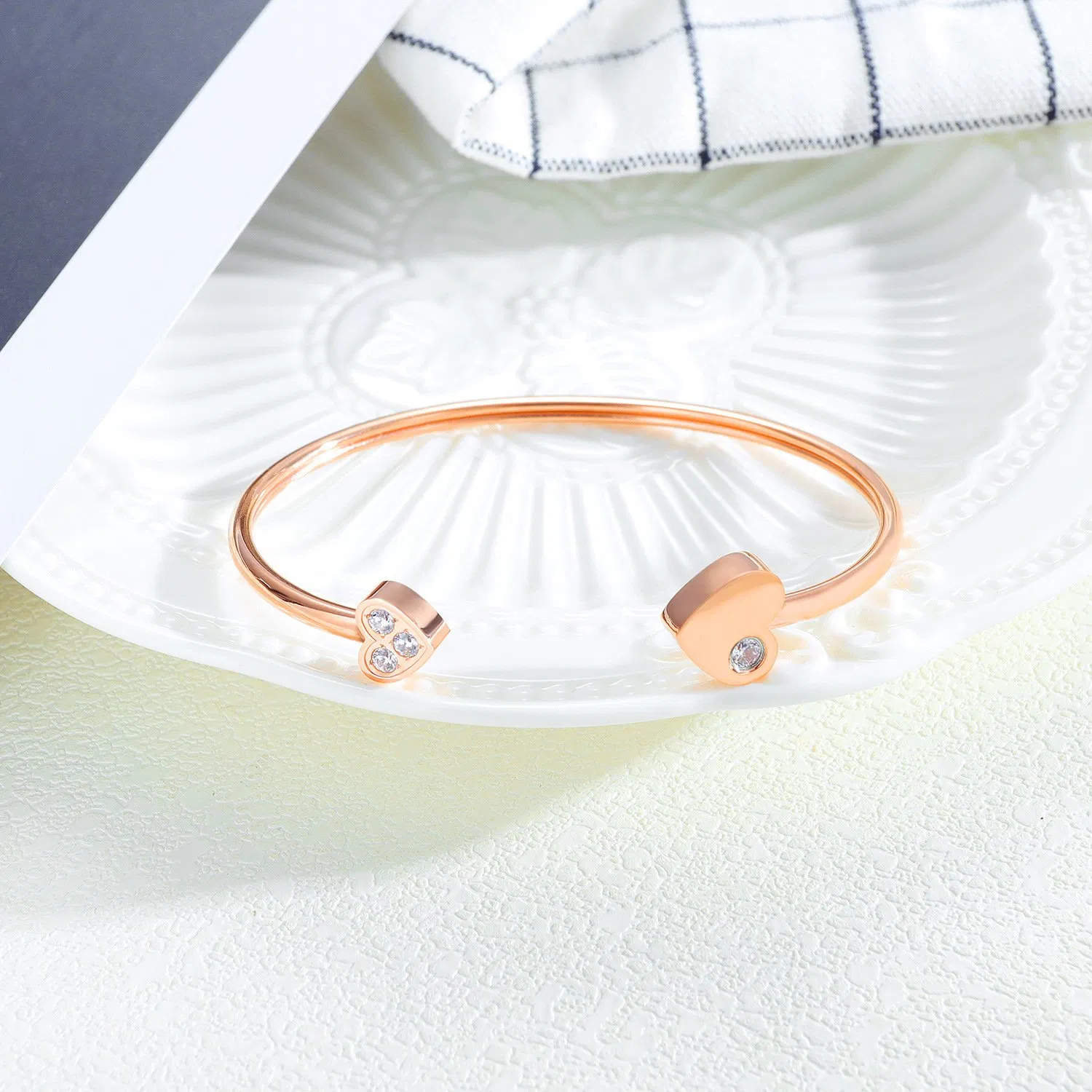 Alloy Charms Bracelet Hot Sale 925 Sterling Silver Jewelry Charm Heart Bracelet