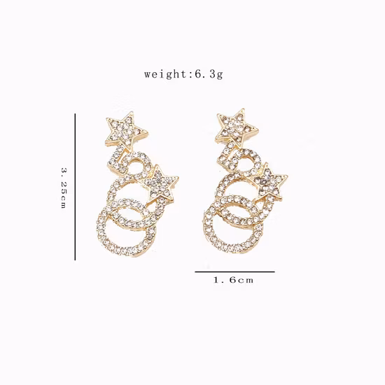 Wholesale Luxury Jewelry Famous Brand Stud Earrings Gucci′ S Gg Women Inspired Designer Earrings Popular Brand Hoop Earring