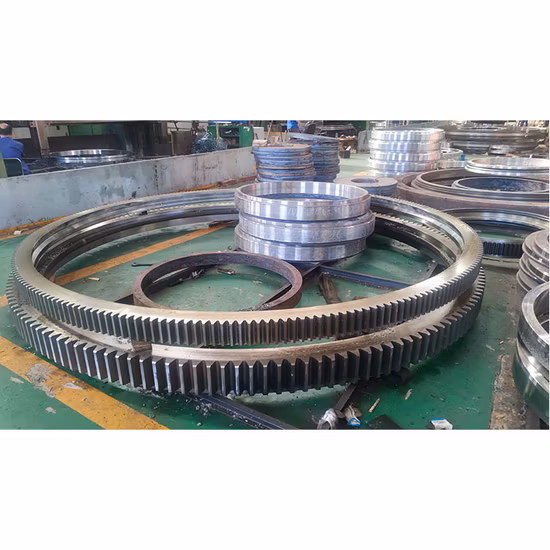 Customized Heavy Industry Parts Hot Forging Alloy Steel Turning Gear Ring